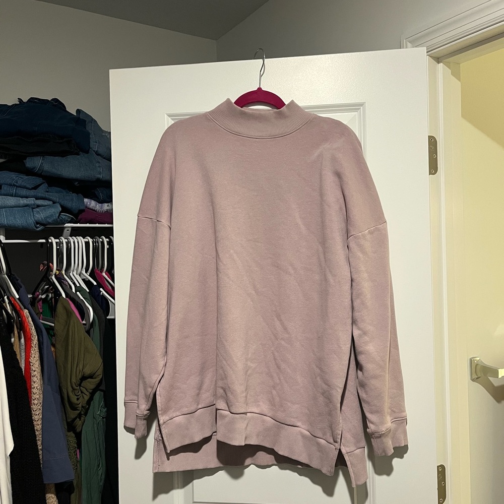 American Eagle Lavender Oversized Sweatshirt
